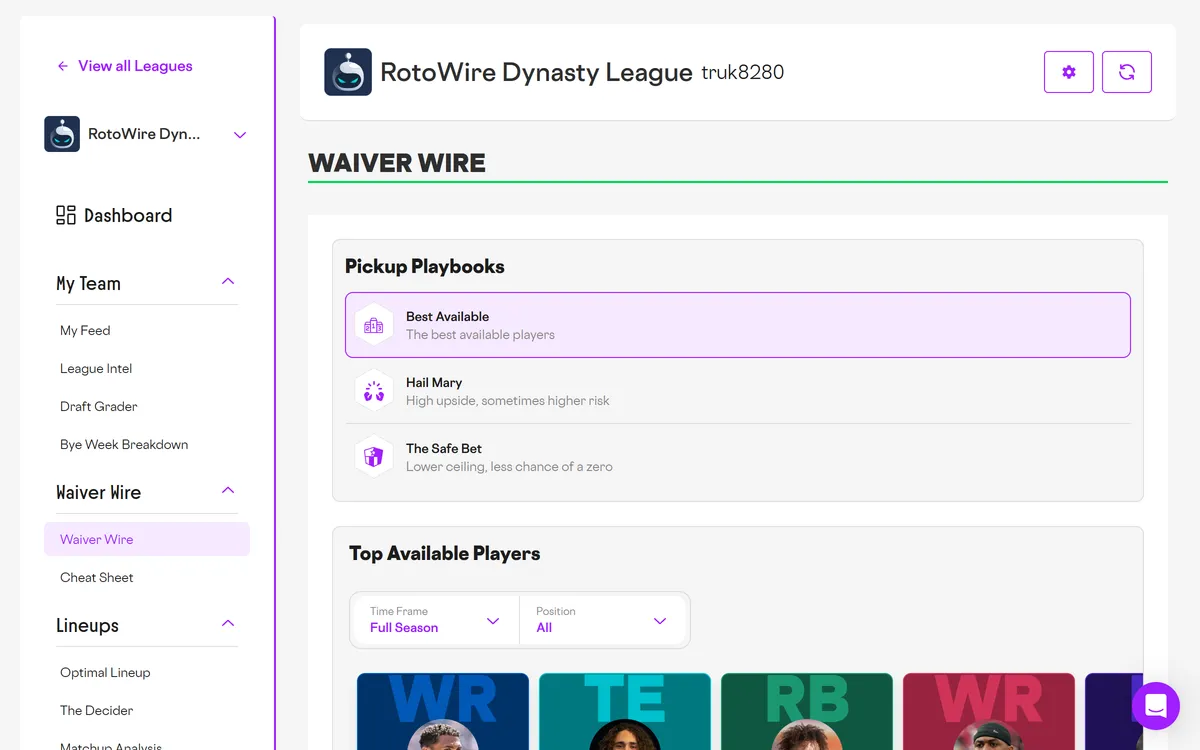 MyLeagues screenshot
